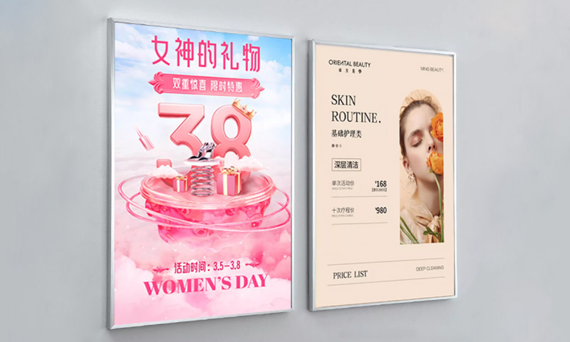 淮安廣告公司壁掛海報(bào)框