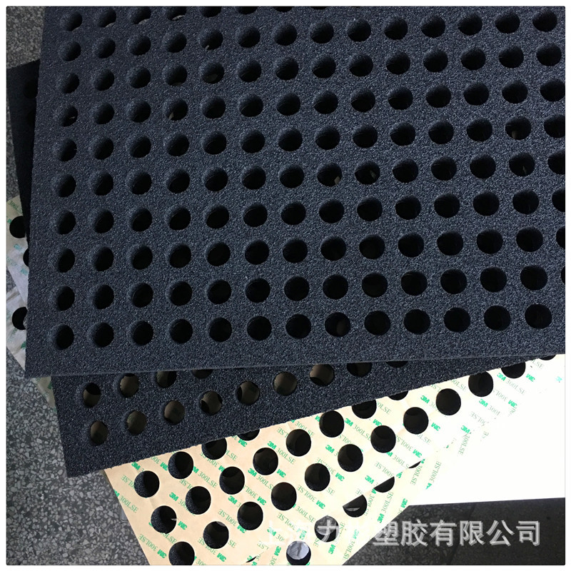 開(kāi)孔EPDM泡棉 三元乙丙開(kāi)孔泡棉 石材吊具真空吸盤(pán)海綿